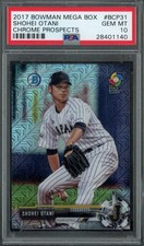 2017 Bowman Chrome Mega Box Shohei Ohtani Otani Prospects Rookie RC PSA 10