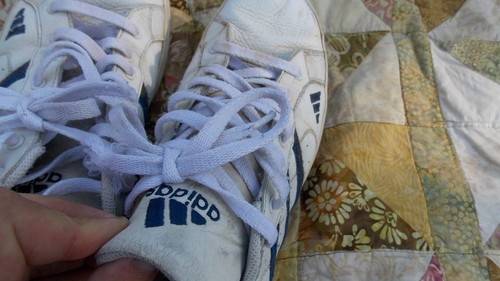 Vintage 90s Adidas Low Top Mens 11.5 White Basketball Street Sneakers - Picture 10 of 14