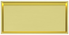 Brushed brass. Illuminated niche 600mm x 300mm (630mm x 330mm external)