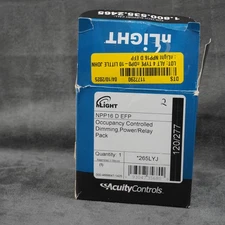 Acuity nLight NPP16 D EFP Power Relay Pack 120-277V 0-10V Dimming Control Module