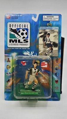 69★サッカー★hugo sanchez★prostarsフィギュア Bandai Soccer 1996 HUGO SANCHEZ MLS Soccer Action Figure Card