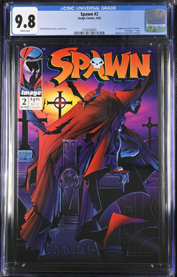 Spawn #2 1992 Image Comics Todd McFarlane 1st Violator app. CGC 9.8 #4726038005
