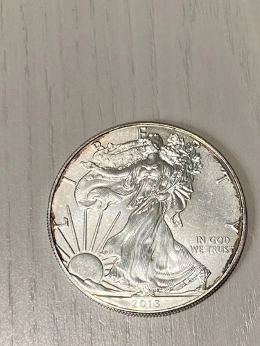 2013 American Walking Liberty Eagle 1oz Dollar Fine Silver