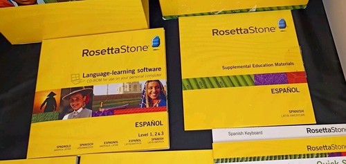 Rosetta Stone Espanol Level 1-3 Home School Ver. 3 Spanish No Headset W/ Diction - Picture 11 of 18