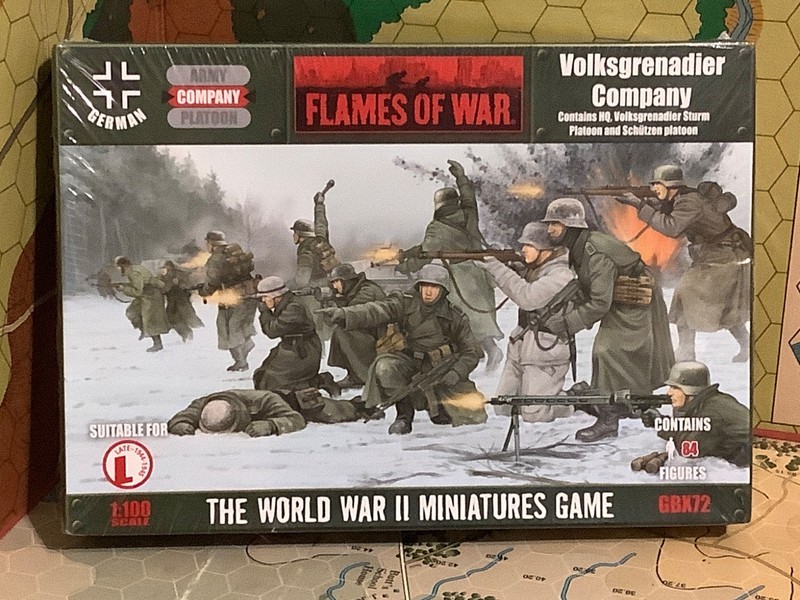 oop Volksgrenadier Company 15mm German Flames War GBX72 BULGE Moldenhauer STG44