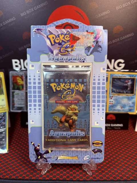 Pokémon Aquapolis 2002 Sealed Blister Arcanine Artwork Wizards Of The Coast 💎