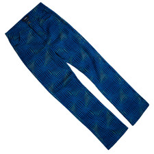 Pull&Bear Damen Hose, Gr. L, Party Rave Pants Jeans Hypno-Muster ausgefallen