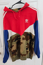 Adidas Originals Camo Pack Camouflage Multicolor Hoodie Sz Large
