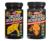 Zoo Med Crested Gecko Food Variety Pack, 2 4-Ounce Jars, Watermelon and Tropical