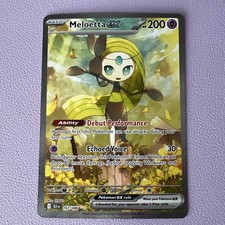 Meloetta ex 167/086 SIR Black Bolt Pokemon Special Illustration Rare