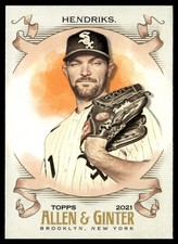 2021 Topps Allen & Ginter Liam Hendriks Chicago White Sox #187
