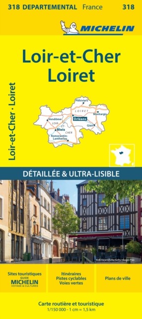 Loiret Loir Et Cher Michelin/map 318
