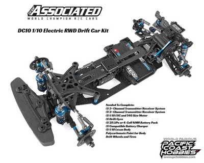 Team Associated DC10 1/10 Electric RWD Drift Car Kit