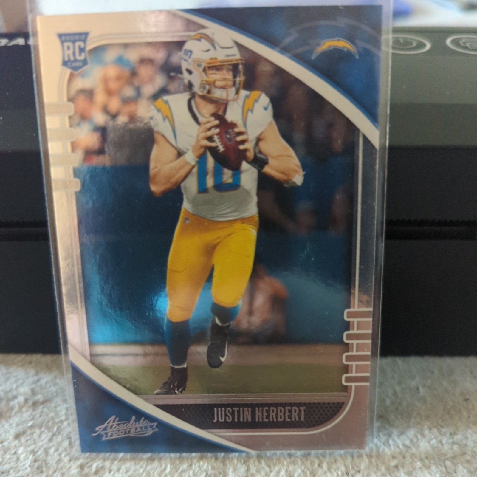 Justin Herbert #167 Football Cards 2020 Panini Absolute trading card — raw and PSA graded price guide