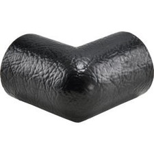 Industrial 2D Protective Safety Corner Guards PU Foam Adhesive Backed Black
