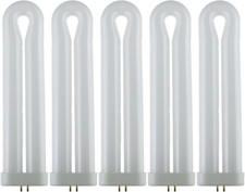 Light Bulb, 25 Watts, UV Light, 365Nm Color Wav 40486-SU T8 Fluorescent U-Shaped