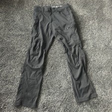 ATG by Wrangler Pants Mens 33x30 Gray Hiking Nylon Stretch Zip Pocket 10WT405DW