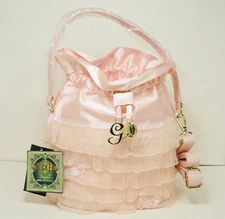 WICKED Glinda Her Universe Pink Satin and Lace Butterfly Ruffled Gown Purse NEW