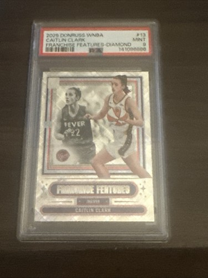 #ad #ad 2025 Panini Donruss WNBA Franchise Features Caitlin Clark Diamond PSA 9 $64.99