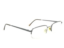 AUTOFLEX 63 With FLEXON By Marchon GUNMETAL Half-Rim Metal Eyeglasses 51-20 140