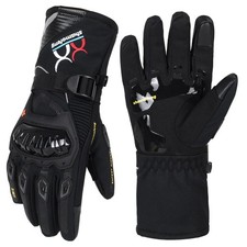 Winter Motorcycle Gloves Windproof Warm Riding Glove with Touchscreen for Mot...