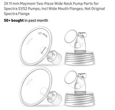 Maymom MyFit Flange Kit - For Spectra Pumps - 19mm - NIB Sealed