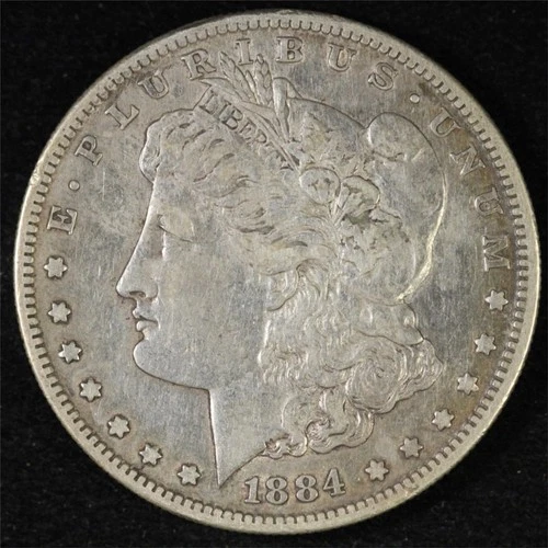 1884-S $1 Morgan Silver Dollar - Free Shipping USA