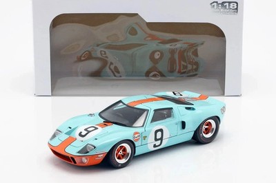 Solido 1/18 Scale Ford Gt40 #9 24h Le Mans Gulf Livery Diecast