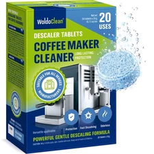 Coffee Machine Cleaner and Descaling Tablets - for 20 uses compatible with Ne...