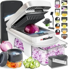 Mueller Pro-Series All-in-One, 12 Blade Mandoline Slicer for Kitchen, Food Chopp