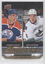 2015 Upper Deck UD Canvas Young Guns Checklist Connor McDavid Jake Virtanen h3a