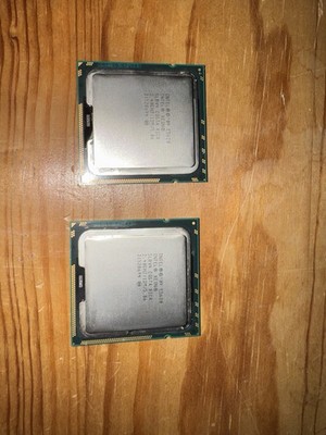 Matched Pair Intel Xeon E5620 2.4GHz Quad-Core Processors Tested Working Great!
