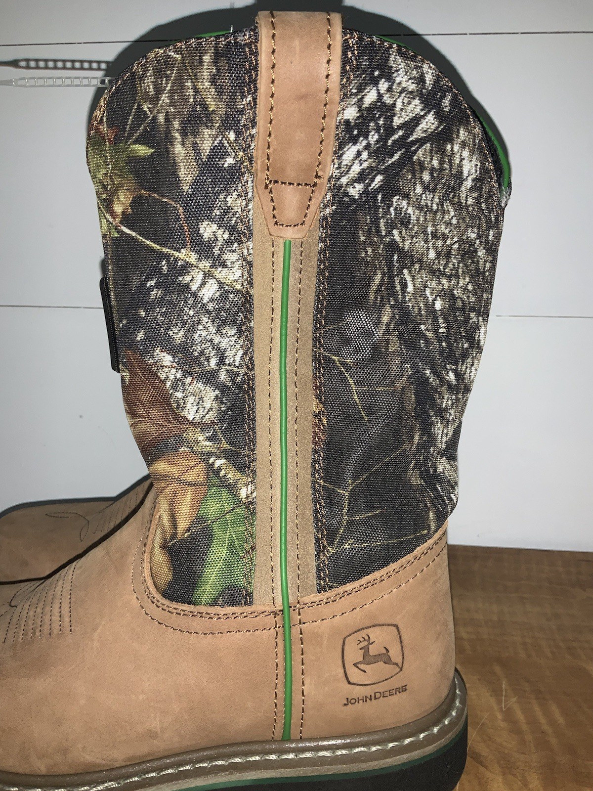 Dan Post, John Deere, Men’s Boot 7.5M, Mossy Oak Camouflage, Damaged image 5