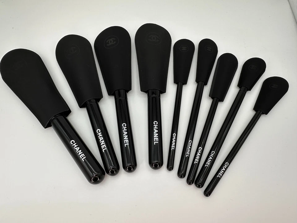 Juego de brochas de maquillaje Chanel 11 piezas - base, rubor, contorno, sombra de ojos Foto 3 de 4