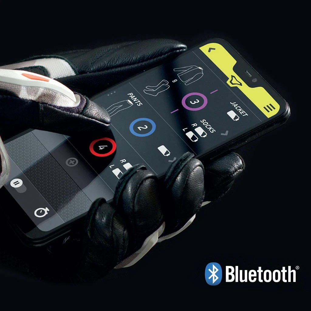 motorcycle glove | Macna PROGRESS RTX DL 2.0 12v Heated KIT Bluetooth adv snow - Picture 5 of 7
