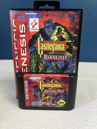 Castlevania: Bloodlines (Sega Genesis, 1994) Complete In Box