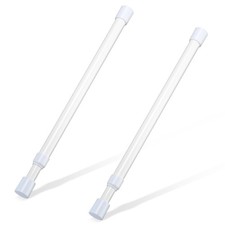 2 Pcs Small Tension Rod 12-20 inch Spring Rod, Tension Rod Spring Tension Rod...