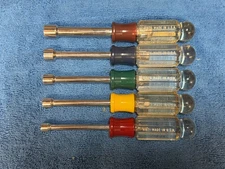 Craftsman USA Made, Nutdriver set of 5, Lightly Used.
