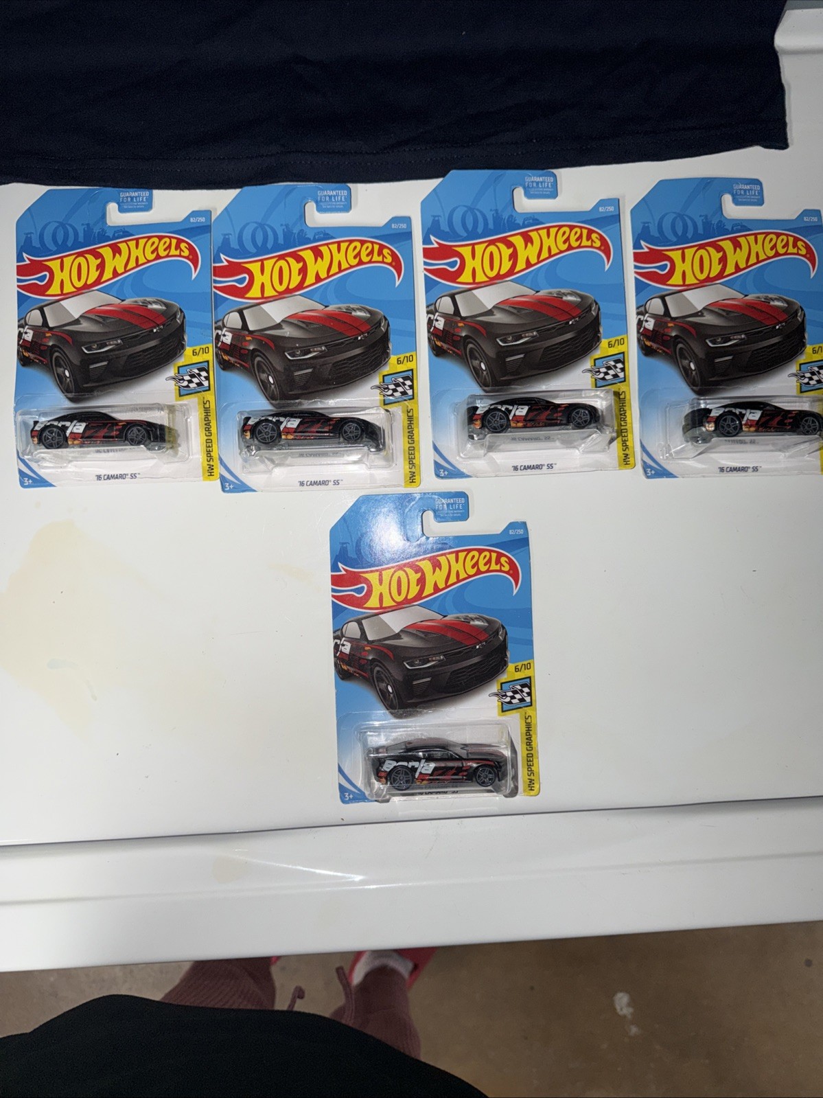 2019 Hot Wheels HW Speed Graphics 6/10 '16 CAMARO SS Black w/Gray (5 )Available