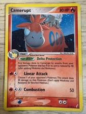 Camerupt 3/100 Holo Rare Crystal Guardians Pokemon Moderately Played