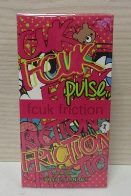 Fcuk Friction Pulse Eau De Parfum for Her Spray 3.4 Ounce New in Box