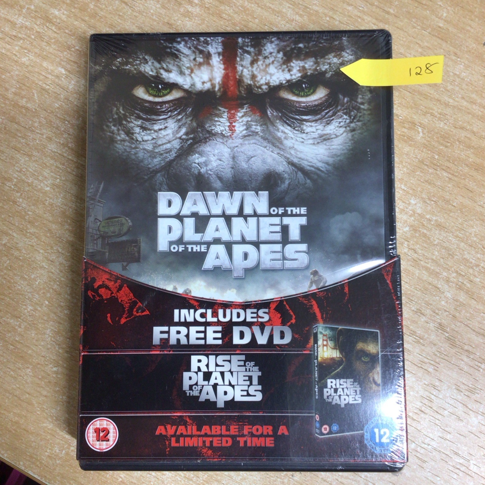 Dawn of the Planet of the Apes/Rise of the Planet of the Apes DVD James Franco
