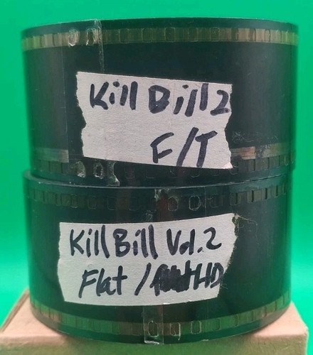 Pair Of Kill Bill 2 Tarantino 35mm film trailer bundle