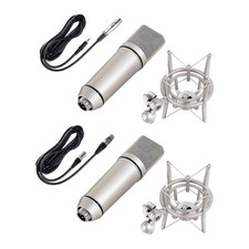 Condenser Microphone Sturdy Professional for Studio Music Production Vocals