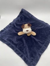Carters Baby Lovey My 1st Puppy Dog Blue Security Blanket Rattle Soother 2012