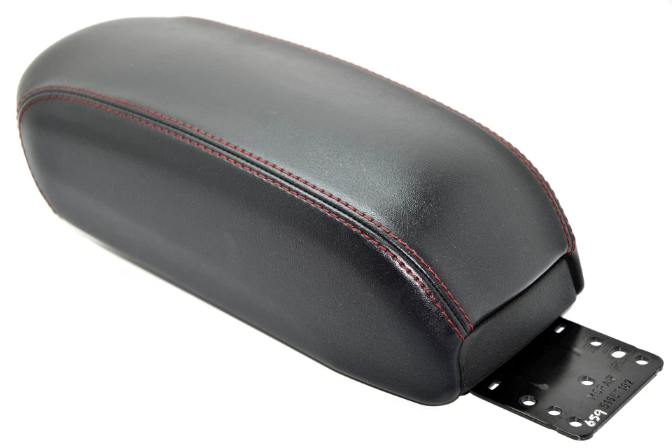 💎 Jeep Renegade 2015-2017 consola central negra cuero reposabrazos deslizante tapa OEM Foto 4 de 4