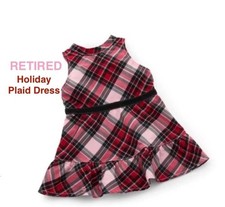 NEW Sealed AMERICAN GIRL Janie and Jack Holiday Plaid Dress-Rel and Ret 2024