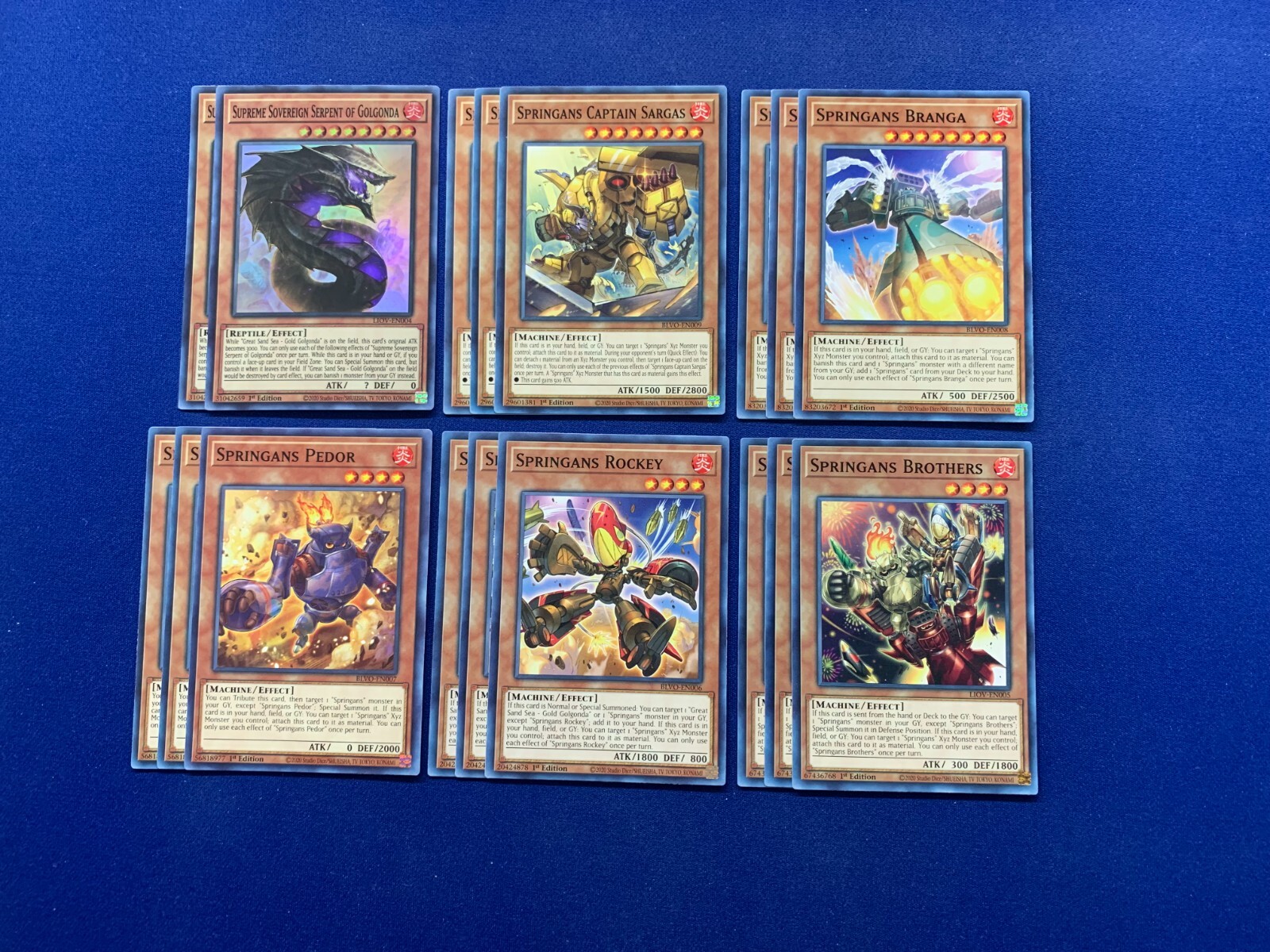 Yu-Gi-Oh! - Complete Springans Xyz Deck | eBay