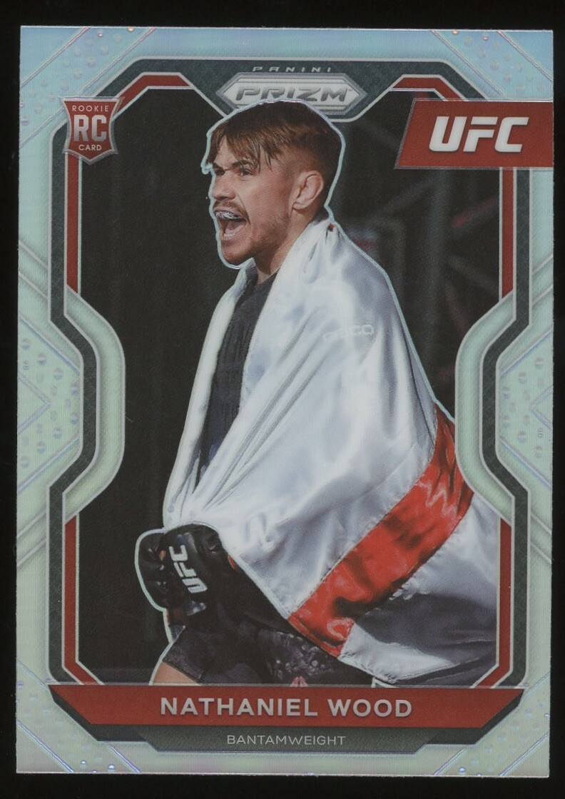 2021 Panini Prizm UFC Prizms Silver #39 Nathaniel Wood