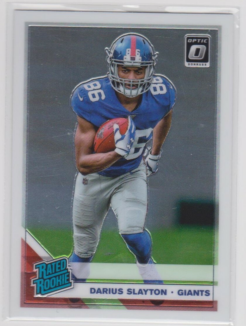 DARIUS SLAYTON 2019 DONRUSS OPTIC ROOKIE GIANTS